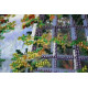 Bead Embroidery Kit on Art Canvas "Garden"