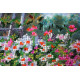 Bead Embroidery Kit on Art Canvas "Garden"