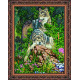 Bead Embroidery Kit on Art Canvas "Rest on the rocks"