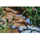Bead Embroidery Kit on Art Canvas "Rest on the rocks"