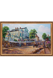 Bead Embroidery Kit on Art Canvas "The province"