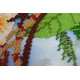 Bead Embroidery Kit on Art Canvas "Hawaiian breeze"