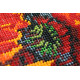 Bead Embroidery Kit on Art Canvas "Wild poppies – 1"
