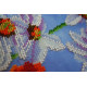 Bead Embroidery Kit on Art Canvas "Wild poppies – 1"