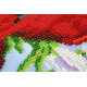 Bead Embroidery Kit on Art Canvas "Wild poppies – 3"