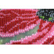 Bead Embroidery Kit on Art Canvas "Wild poppies – 3"