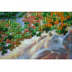 Bead Embroidery Kit on Art Canvas "Seven horses"