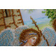Bead Embroidery Kit on Art Canvas "Holy Trinity"