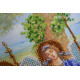 Bead Embroidery Kit on Art Canvas "Holy Trinity"