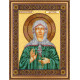 Bead Embroidery Kit on Art Canvas "St. Matrona of Moscow"