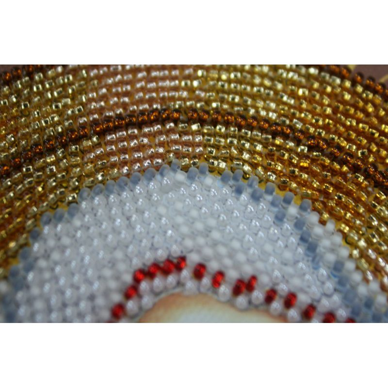 Bead Embroidery Kit on Art Canvas "St. Matrona of Moscow"