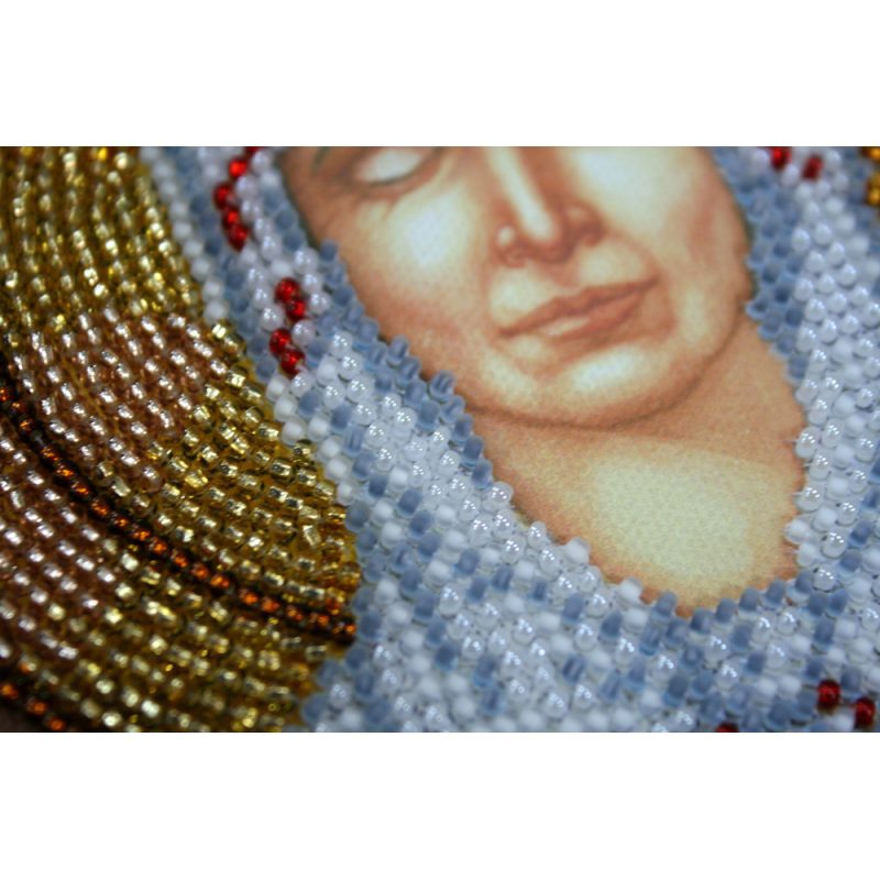 Bead Embroidery Kit on Art Canvas "St. Matrona of Moscow"