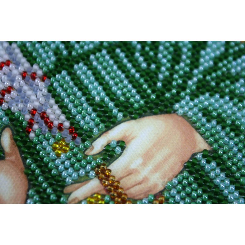 Bead Embroidery Kit on Art Canvas "St. Matrona of Moscow"