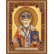 Bead Embroidery Kit on Art Canvas "Home iconostasis «Nicholas the Wonderworker»"