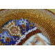 Bead Embroidery Kit on Art Canvas "Home iconostasis «Nicholas the Wonderworker»"