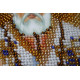 Bead Embroidery Kit on Art Canvas "Home iconostasis «Nicholas the Wonderworker»"