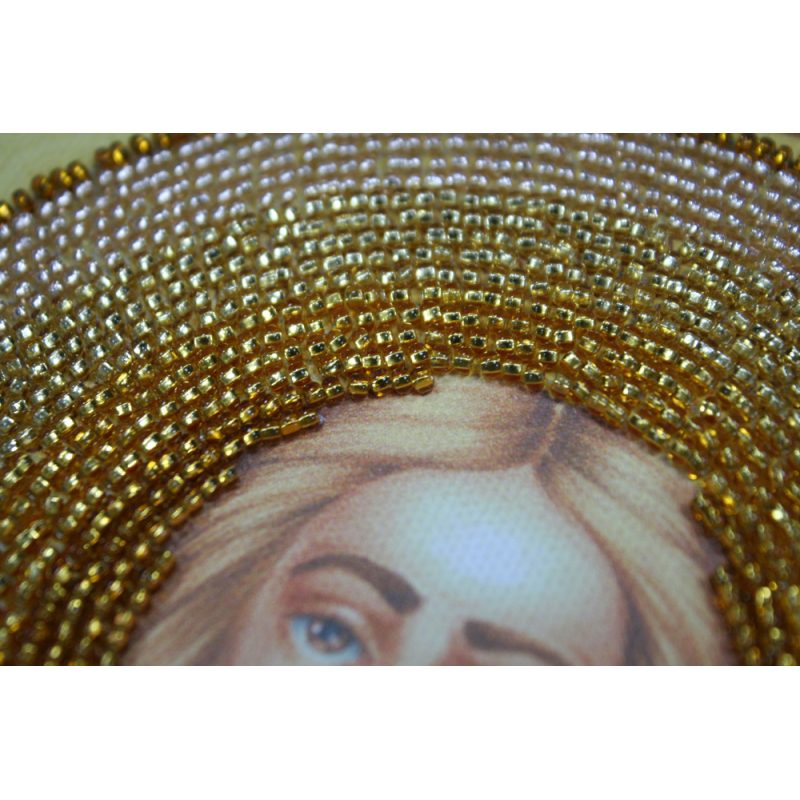 Bead Embroidery Kit on Art Canvas "Home iconostasis «The Lord God Almighty»"