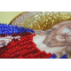 Bead Embroidery Kit on Art Canvas "Home iconostasis «The Lord God Almighty»"