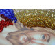 Bead Embroidery Kit on Art Canvas "Home iconostasis «The Lord God Almighty»"