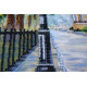 Bead Embroidery Kit on Art Canvas "City sketches – 1"