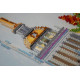 Bead Embroidery Kit on Art Canvas "City sketches – 2"