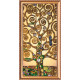 Bead Embroidery Kit on Art Canvas "Tree of life"