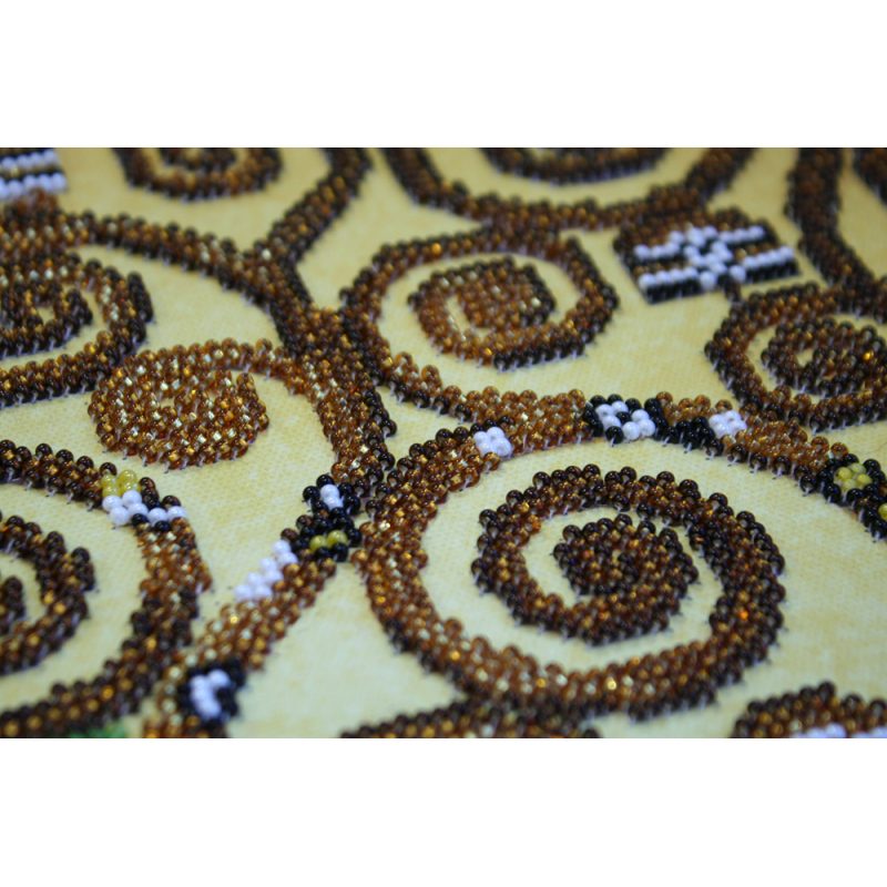 Bead Embroidery Kit on Art Canvas "Tree of life"