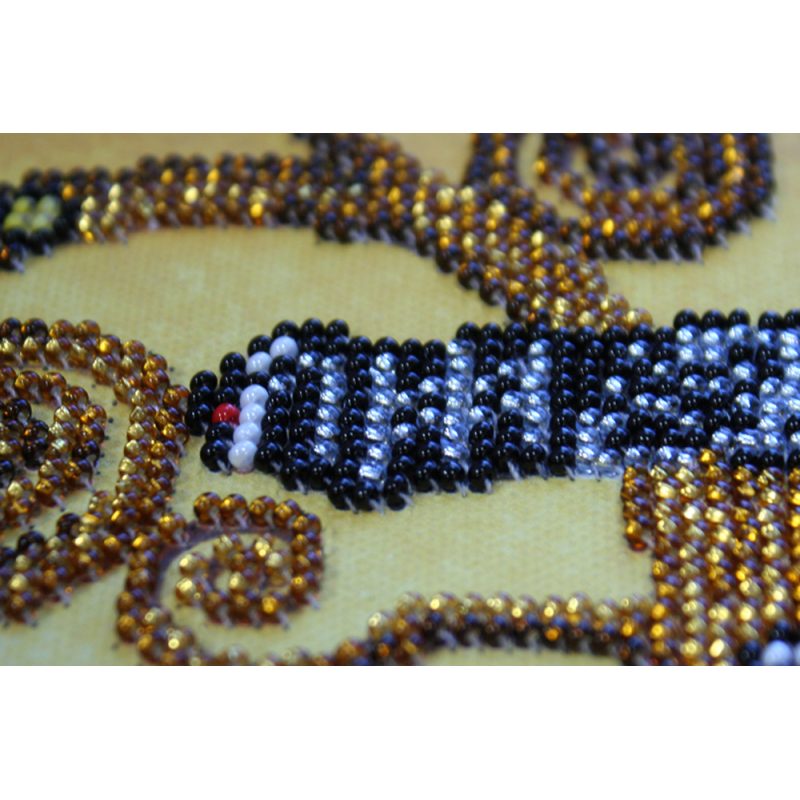 Bead Embroidery Kit on Art Canvas "Tree of life"