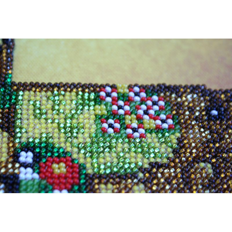 Bead Embroidery Kit on Art Canvas "Tree of life"