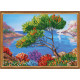 Bead Embroidery Kit on Art Canvas "Edem"