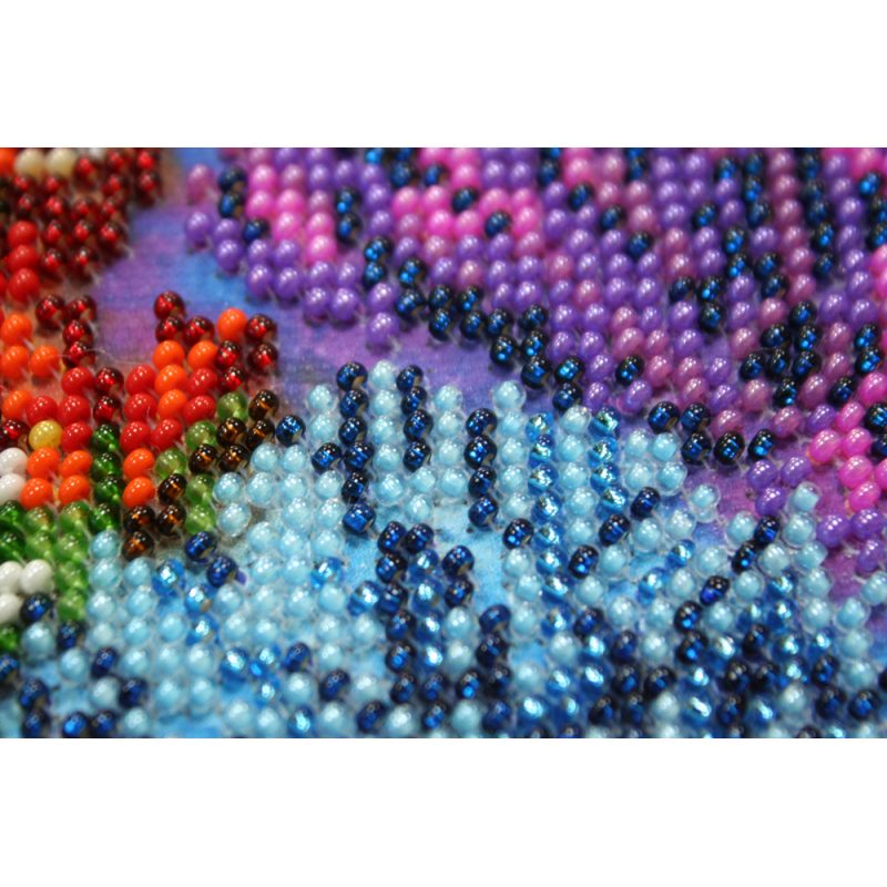 Bead Embroidery Kit on Art Canvas "Edem"