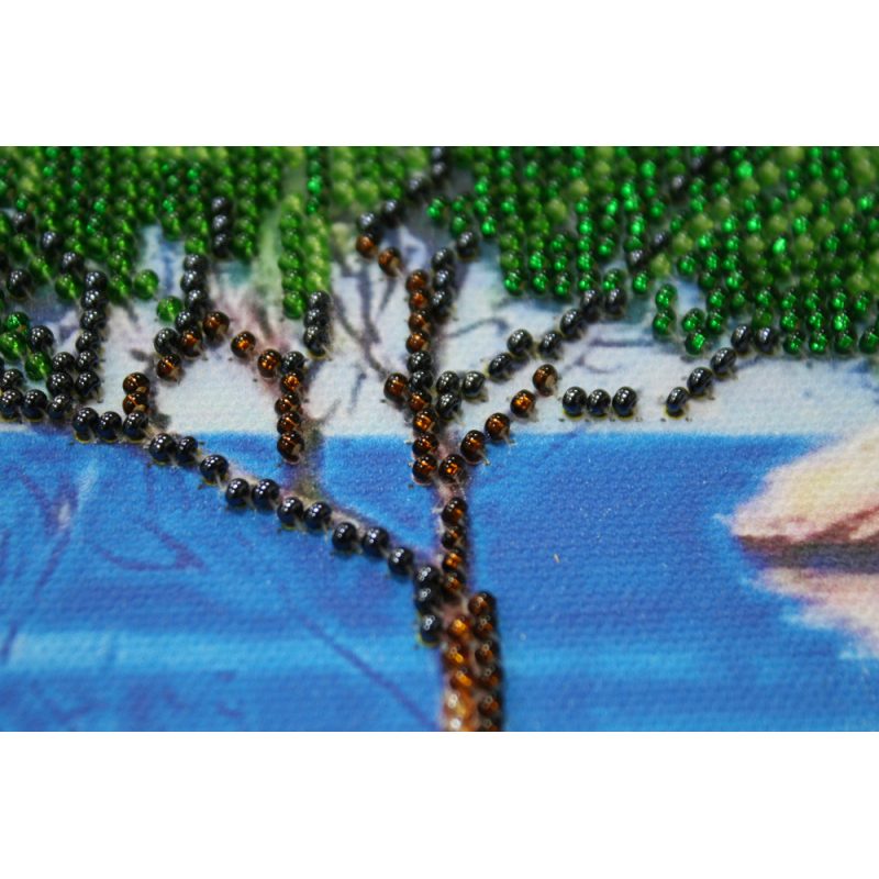 Bead Embroidery Kit on Art Canvas "Edem"