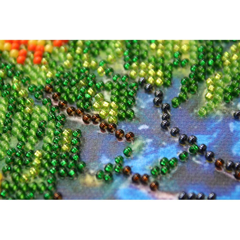 Bead Embroidery Kit on Art Canvas "Edem"
