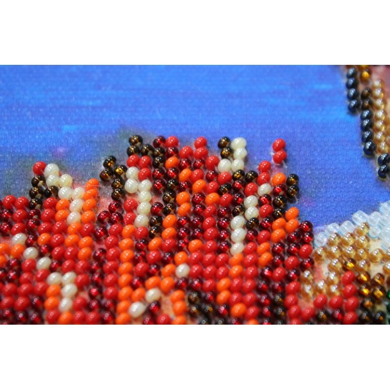 Bead Embroidery Kit on Art Canvas "Edem"