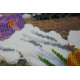 Bead Embroidery Kit on Art Canvas "Primrose"