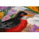 Bead Embroidery Kit on Art Canvas "Primrose"