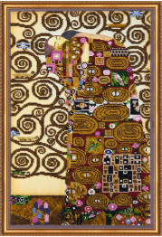 Bead Embroidery Kit on Art Canvas "Embrace"