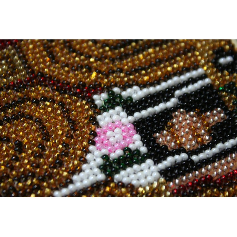Bead Embroidery Kit on Art Canvas "Embrace"