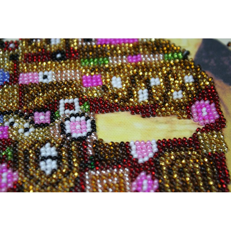 Bead Embroidery Kit on Art Canvas "Embrace"