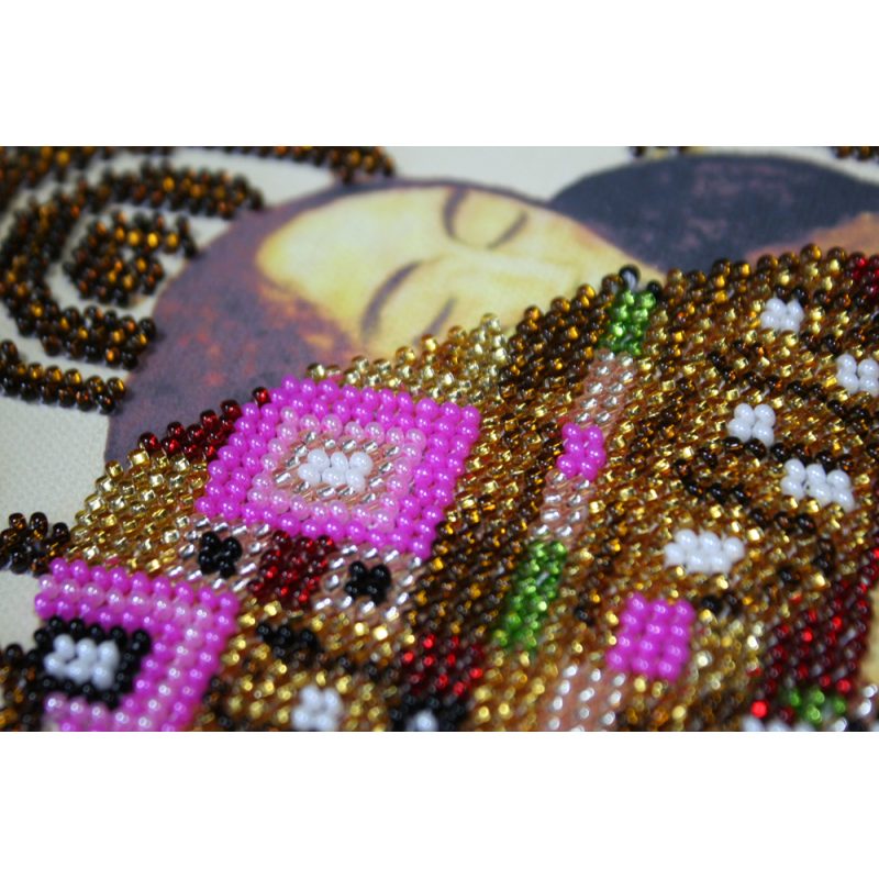 Bead Embroidery Kit on Art Canvas "Embrace"