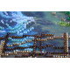 Bead Embroidery Kit on Art Canvas "Mountain river"