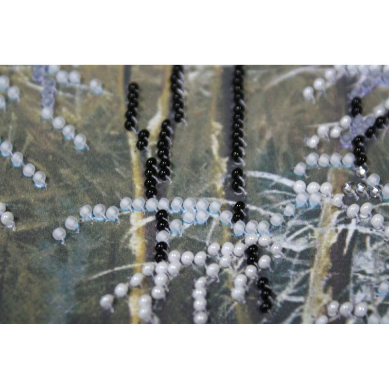 Bead Embroidery Kit on Art Canvas "Rime"