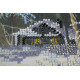 Bead Embroidery Kit on Art Canvas "Rime"