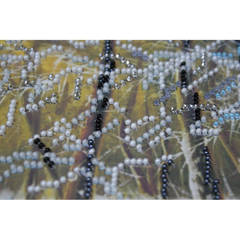 Bead Embroidery Kit on Art Canvas "Rime"