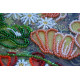 Bead Embroidery Kit on Art Canvas "Goddess of flowers"