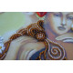 Bead Embroidery Kit on Art Canvas "Goddess of flowers"