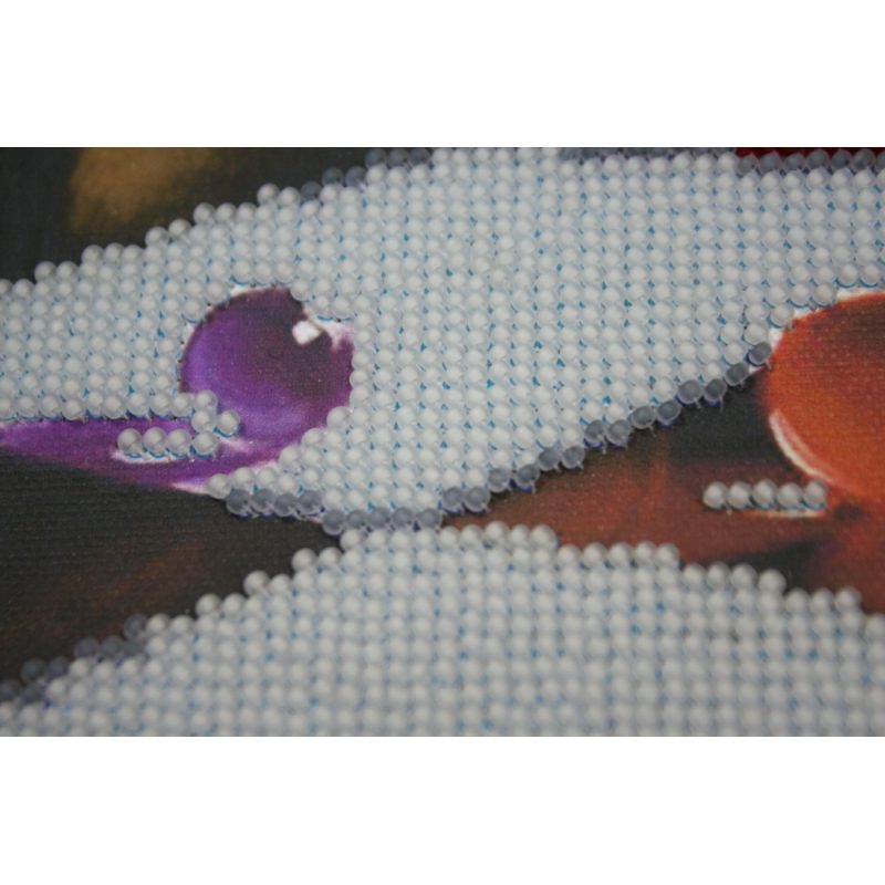 Bead Embroidery Kit on Art Canvas "Chess queen"