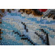 Bead Embroidery Kit on Art Canvas "Eternal calling"