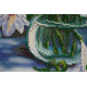 Bead Embroidery Kit on Art Canvas "Madonna lilies"