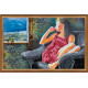 Bead Embroidery Kit on Art Canvas "Flashbacks"